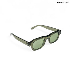 Lilrecta - Green Rectangle Sunglasses - RB2526