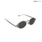 Jaisalmer Glow - Molten Metal Polarized Oval Sunglasses - RB2667
