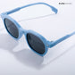 Classic Cub - Navy Shine Kids Polarized Wayfarer Sunglasses - RBK2508