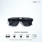 Gangtok Gleam - Voil Line Square Sunglasses - RB2718