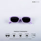 Candy Dash - Berry Blast Kids Polarized Irregular Rectangle Sunglasses - RBK2520