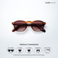 Urban Grid - Brown Wayfarer Sunglasses - RB2458
