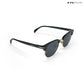 Delhi Daze - Glossy Black Clubmaster Half Rim Sunglasses - RB2556