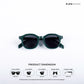 Classic Cub - Jade Pop Kids Polarized Wayfarer Sunglasses - RBK2507