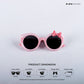 Sparkle Sprint - Magenta Kids Polarized Cateye Sunglasses - RBK2516