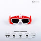 Mode Shift - Flux Red Kids Polarized Geometric Sunglasses - RBK2527