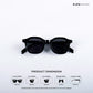 Classic Cub - Charcoal Kids Polarized Wayfarer Sunglasses - RBK2509