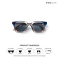 Pune Prism - Iron Blue Square Sunglasses - RB2580