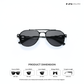 Steelix - Dark Steel Polarized Aviator Sunglasses - RB2727
