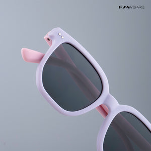 Young Monarch - Regal Lilac Kids Polarized Square Sunglasses - RBK2504