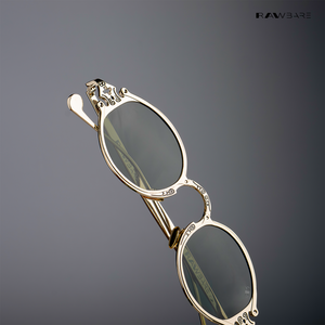 Jaisalmer Glow - Jade Glint Polarized Oval Sunglasses - RB2665