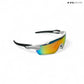 Swift - White Orange Polarized Wrap Around Sunglasses - RB2513