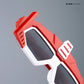 Mode Shift - Flux Red Kids Polarized Geometric Sunglasses - RBK2527