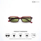 Shimla Whisper - Berry Leaf Rectangle Sunglasses - RB2777