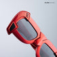 Shade Hacker - Blackout Blaze Kids Polarized Angular Shield Sunglasses - RBK2530