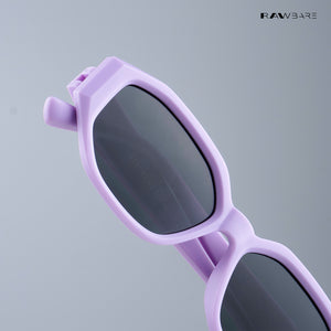 Candy Dash - Berry Blast Kids Polarized Irregular Rectangle Sunglasses - RBK2520