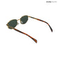 Jodhpur Noir - Sage Spark Geometric Sunglasses - RB2670