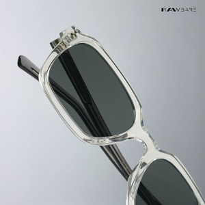 Manali Mist - Crystal Ash Square Sunglasses - RB2593
