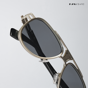 Nivex - Silver Black Aviator Sunglasses - RB2686SB