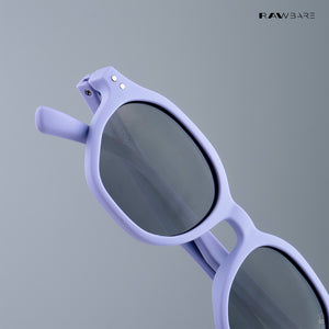 Mini Maven - Lilac Kids Polarized Wayfarer Sunglasses - RBK2502