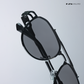 Steelix - Dark Steel Polarized Aviator Sunglasses - RB2727