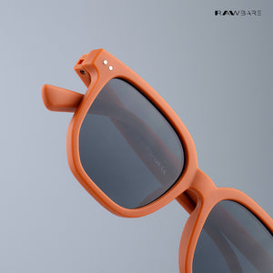 Young Monarch - Amber Crown Kids Polarized Square Sunglasses - RBK2505