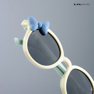 Fairy Bow - Dusk & Dawn Kids Polarized Round Sunglasses - RBK2525