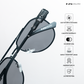 Steelix - Dark Steel Polarized Aviator Sunglasses - RB2727