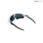 Swift - White Blue Polarized Wrap Around Sunglasses - RB2514