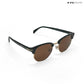 Delhi Daze - Burnt Loft Clubmaster Half Rim Sunglasses - RB2559