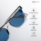 Pune Prism - Iron Blue Square Sunglasses - RB2580