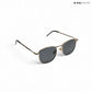 Metal Glint - Black Gold Square Sunglasses - RB2433