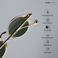 Jaisalmer Glow - Jade Glint Polarized Oval Sunglasses - RB2665