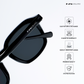 Vortex Shades - All Black Square Sunglasses - RB2536