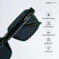Rogue Shades - Green Rectangle Sunglasses - RB2532