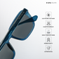 Gwalior Glow - Blue Opal Rectangle Sunglasses - RB2625