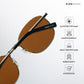 Metal Glint 2.0 - Brown Gold Square Sunglasses - RB2634