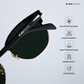 Delhi Daze - Jungle Dusk Clubmaster Half Rim Sunglasses - RB2557