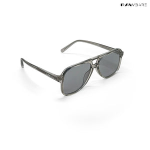 Patiala Drop - Stone Dust Geometric Aviator Sunglasses - RB2542