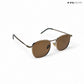 Metal Glint - Brown Gold Square Sunglasses - RB2434