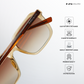 Manali Mist - Brown Sugar Square Sunglasses - RB2591