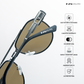 Steelix - Ember Steel Polarized Aviator Sunglasses - RB2729