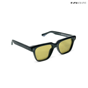 Waypoint - Black Yellow Wayfarer Sunglasses - RB2519