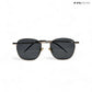 Metal Glint - Black Gold Square Sunglasses - RB2433