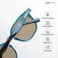 Coorg Cove - Terra Blue Square Sunglasses - RB2710