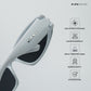 Street Phantom - Monochrome Rush Wraparound Sunglasses - RB2753