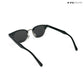Lucknow Lush - Shadow Silver Polarized Clubmaster Half Rim Sunglasses - RB2658