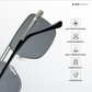 Tyro - Silver Black Flat-Top Square Aviator Sunglasses - RB2685SB