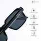 Rogue Shades - All Black Rectangle Sunglasses - RB2531