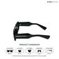Bombay Breeze - Dark Matter Rectangle Sunglasses - RB2544